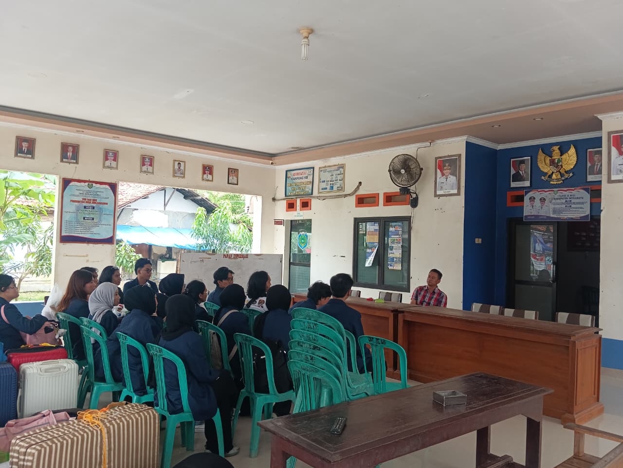 KEDATANGAN MAHASISWA UNIVERSITAS PADJADJARAN MELAKSANAKAN KKN